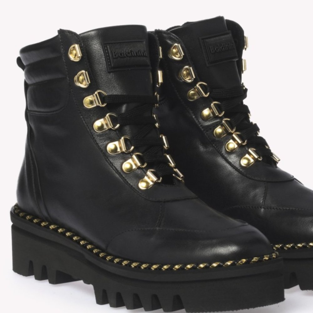 Baldinini Lace Up Boots Black